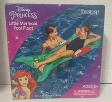 Disney Princess Ariel Little Mermaid Pool Float Tail Design BestWay NEW