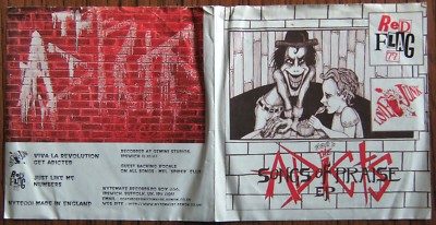 LOVE JUNK Viva La Revolution/ RED FLAG 77 Just Like Me Numbers 7'' Adicts Tribute