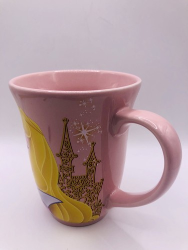 Disney Store Esclusiva Tazza Caffè Aurora Principessa Rosa Ceramica - Foto 2 di 11