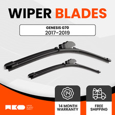 Premium Wiper Blades For Genesis G70 2017-2019 (Front Pair)