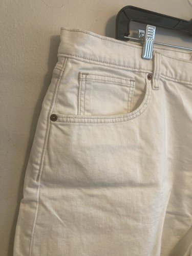 Arizona Jeans Damen Shorts Denim weiß distressed roher Saum Junior Plus 23 neu mit Etikett - Bild 5 von 17