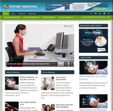 Pre Made Internet Marketing Blog – Complete Package website