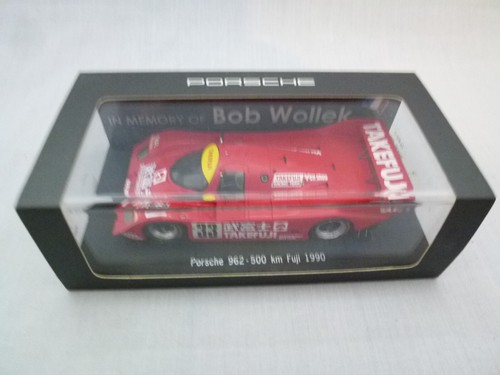 Spark 1:43 Porsche 962 #33 Herbert/Wollek 500km Fuji 1990 CA-Wol-11 Diecast Car