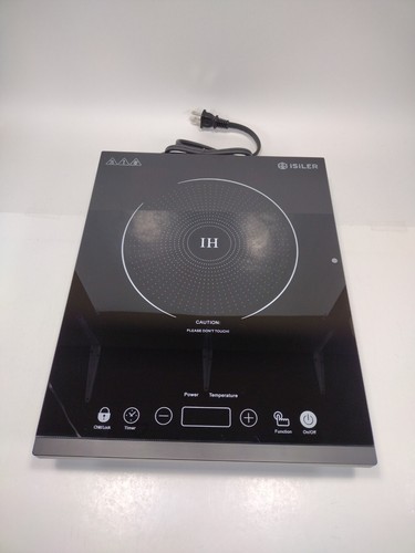 iSiLER Induction Cooktop 100 - 1800W, 120v, 140°-460°F, Timer, Black, CHK-CCA02 - Picture 3 of 7