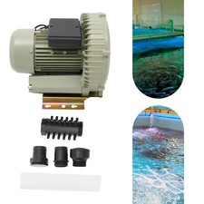 110V Industrial Fish Pond Tank Air Pump Blower Oxygen Aerator 370W 12kpa Durable