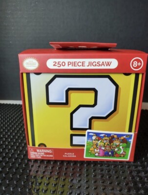 New Super Mario Bros. 250-Teile Jigsaw Puzzle Metal Block Tin Nintendo