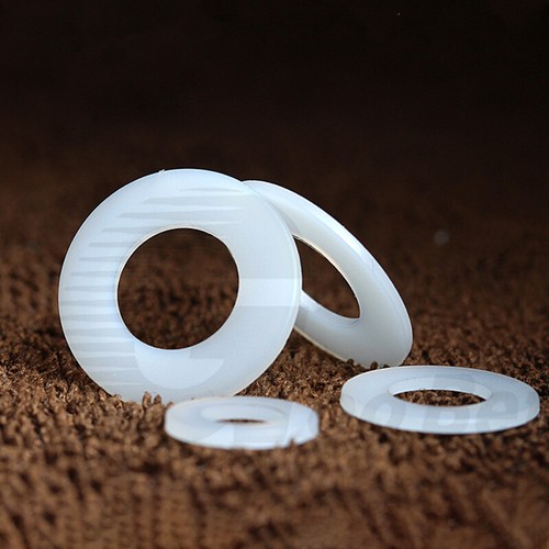 Flat Washers M2 - M24 White Nylon Plastic Washers Form A Gaskets Plain Washer PP - Picture 13 of 73