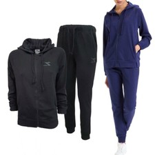 TUTA DONNA DIADORA 178399 HD CORE COTONE GARZATO