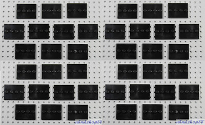 LEGO - Black 3x4 Plates Minifigure Stand Tile Base Series 1 2 3 4 5 6 7 8 9 10