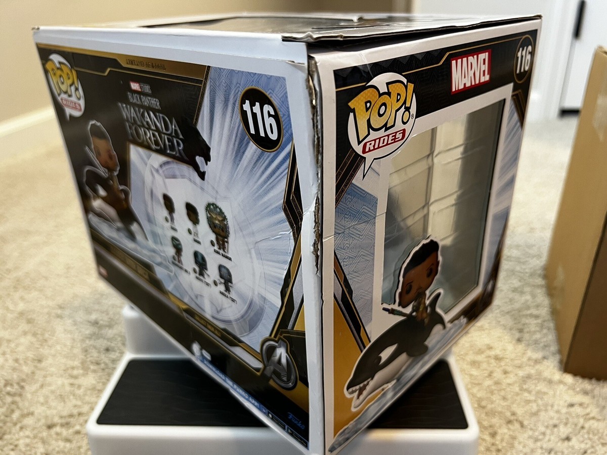Funko Pop! Rides Figura De Vinyl Marvel Black Panther: Namor With Orca Super Deluxe 116 Objecto Derivado