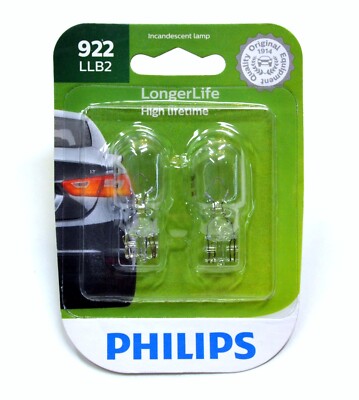 Philips LongerLife 922 12.54W Zwei Birne Innenraum Cargo Koffer Licht Für T15 OE