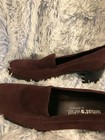 WHAT'S WHAT BY AEROSOLES DARK PURPLE 7.5 M LEATHER  SHOES - Shipping Discount — photo 3