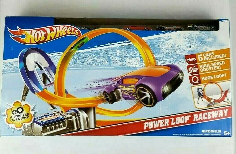 hot wheels motorized loop