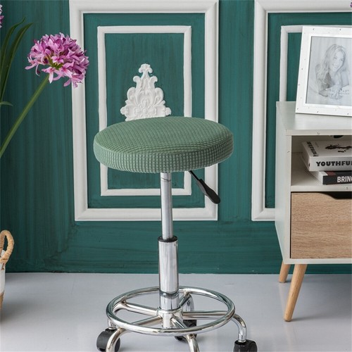 Cubierta de cojín elástica para silla redonda almohadillas barra elástica circular taburete asiento funda sin mangas - Imagen 26 de 59