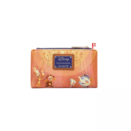 Loungefly Disney Beauty and the Beast Belle Ballroom Dance Flap Wallet LE
