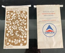 Delta Eastern Airline Air Discomfort Barf Motion Sickness Bags