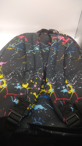 Hot Tuna Paint Splash Childrens Backpack Rucksack Camping Hiking Back To School - Picture 5 of 8