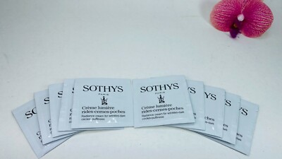 Sothys Radiance eye cream for wrinkle dark circles puffiness 10 samples New
