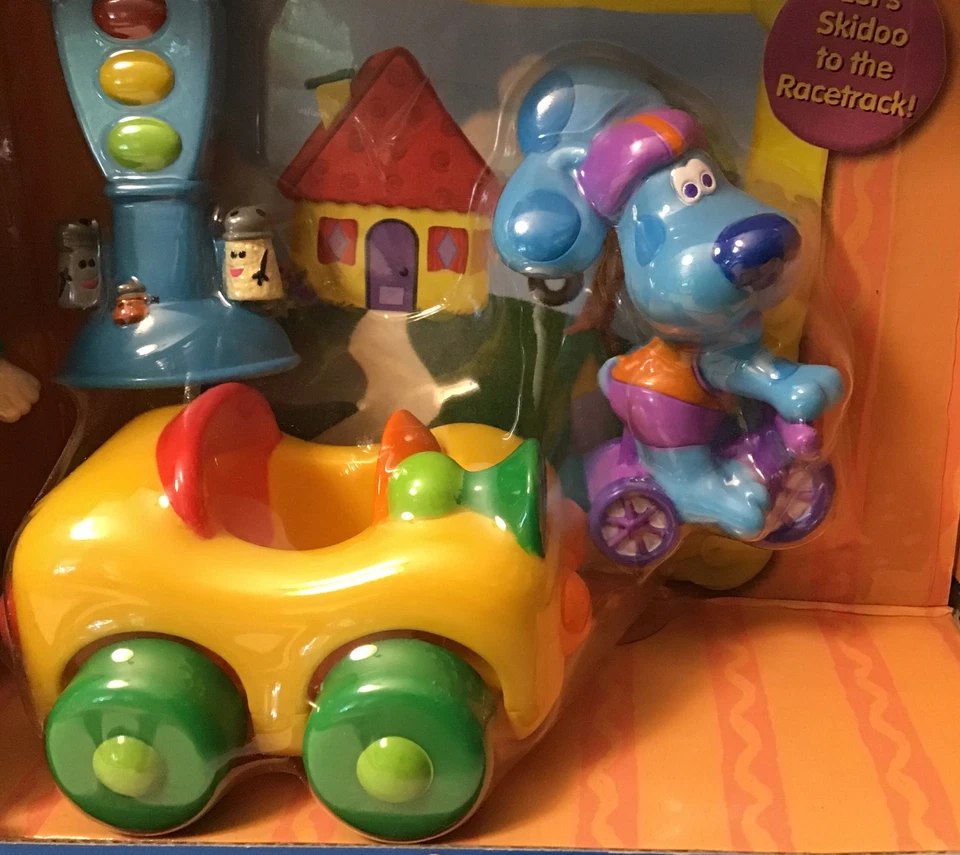 Fisher Price Blue's Clues Juego CARRERA COLECCIONABLE - NUEVO EN CAJA SELLADA ¡¡Raro!!! Foto 3 de 4
