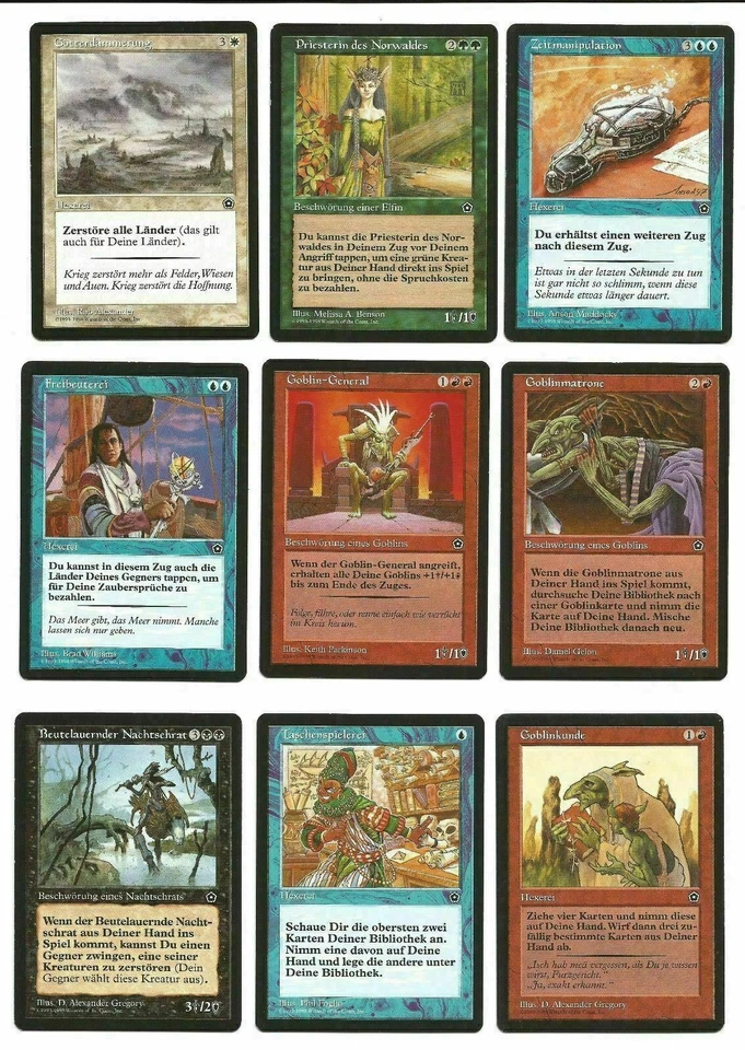 Magic MTG Portal 2 Second Age Complete GERMAN Full Set 165 Cards www_MoxBeta_Com - Immagine 2 di 3