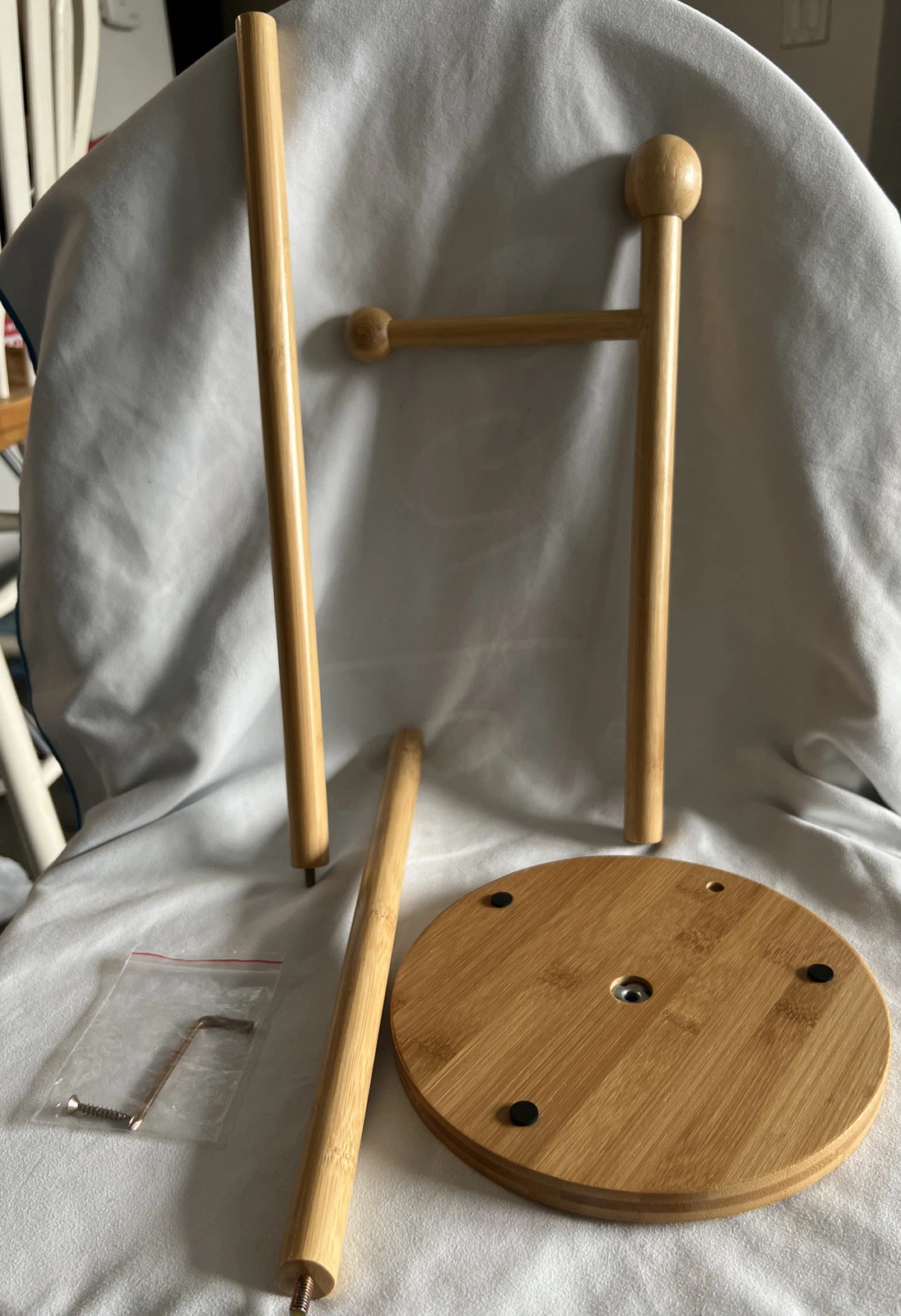 Counter Top Bamboo Paper Towel Holder - Thumbnail 5