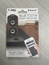 Vibe Sound Bluetooth Music Receiver New In Box Play Music Through Stereo