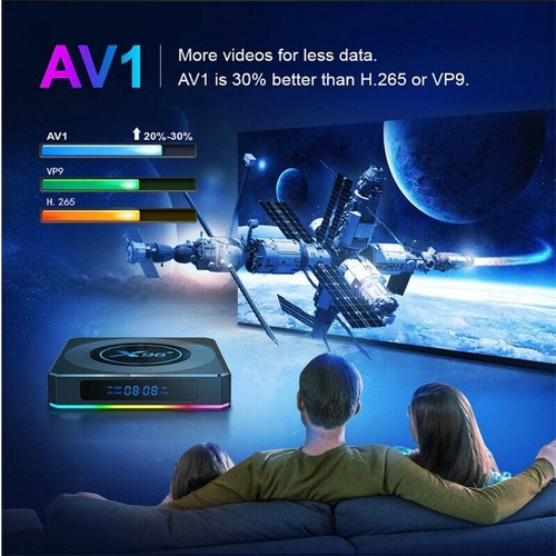 AMLOGIC S905X4 X96-X4 Android 11.0 8K WIFI 2.4G/5G Bluetooth AV1 TV Media Box - Afbeelding 11 van 12