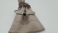 David  Chatelaine Bracelet with Black Orchid, 3mm, size large