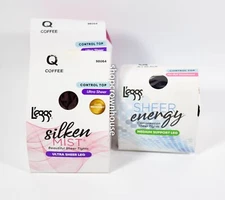 3 L'eggs Women's Pantyhose Sheer Energy & Silken Mist Control Top Variety Size Q