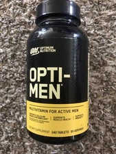 Optimum Nutrition Opti-Men Multivitamin for Daily Health Support, 240 Tablets