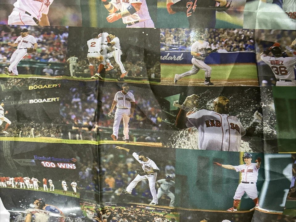 3' X 5' Boston Red Sox 2018 Champions 119 Wins Damage Done Flag Jet Blue New - Image 2 of 4