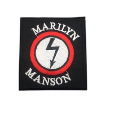 Marilyn Manson Music Rock Patch, Iron On/Sew On