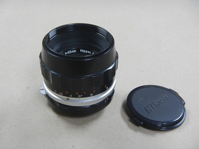Nikon Micro-Nikkor Auto 55mm F/3.5 Non-Ai Lens for F Mount w/ front cap- NICE!