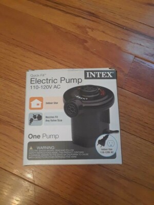 Intex Quick Fill Electric Pump 110-120V AC - BARELY USED IN BOX