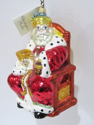 Christopher Radko Ornaments OLD KING COLE Santa