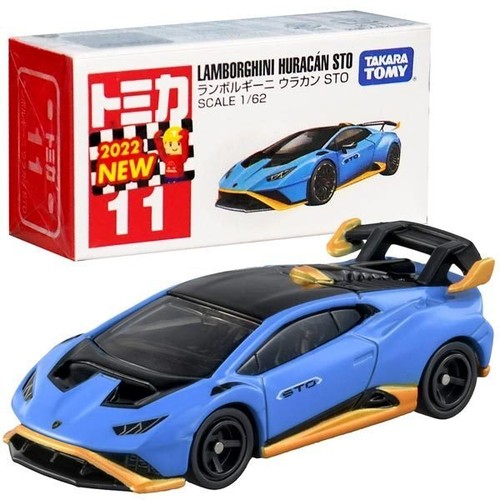 Takara Tomy Tomica Die-cast Car - 1/62 No.011 Lamborghini Huracan STO - Picture 1 of 3