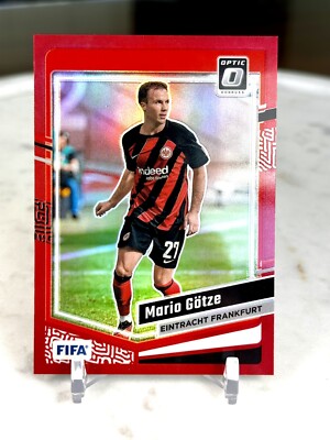 MARIO GOTZE /299  2023 DONRUSS OPTIC SOCCER FIFA RED FRANKFURT