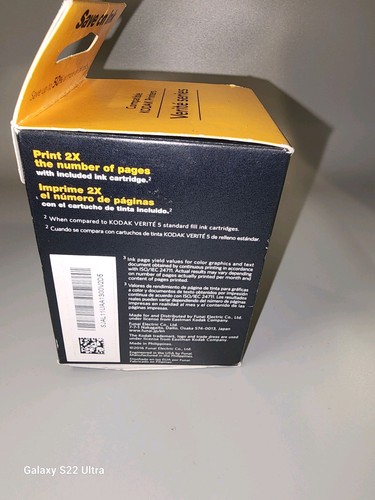 Kodak XL Combo Ink Cartridge for Verite Printers Black Inkjet Printer Ink - 第 3/5 張圖片