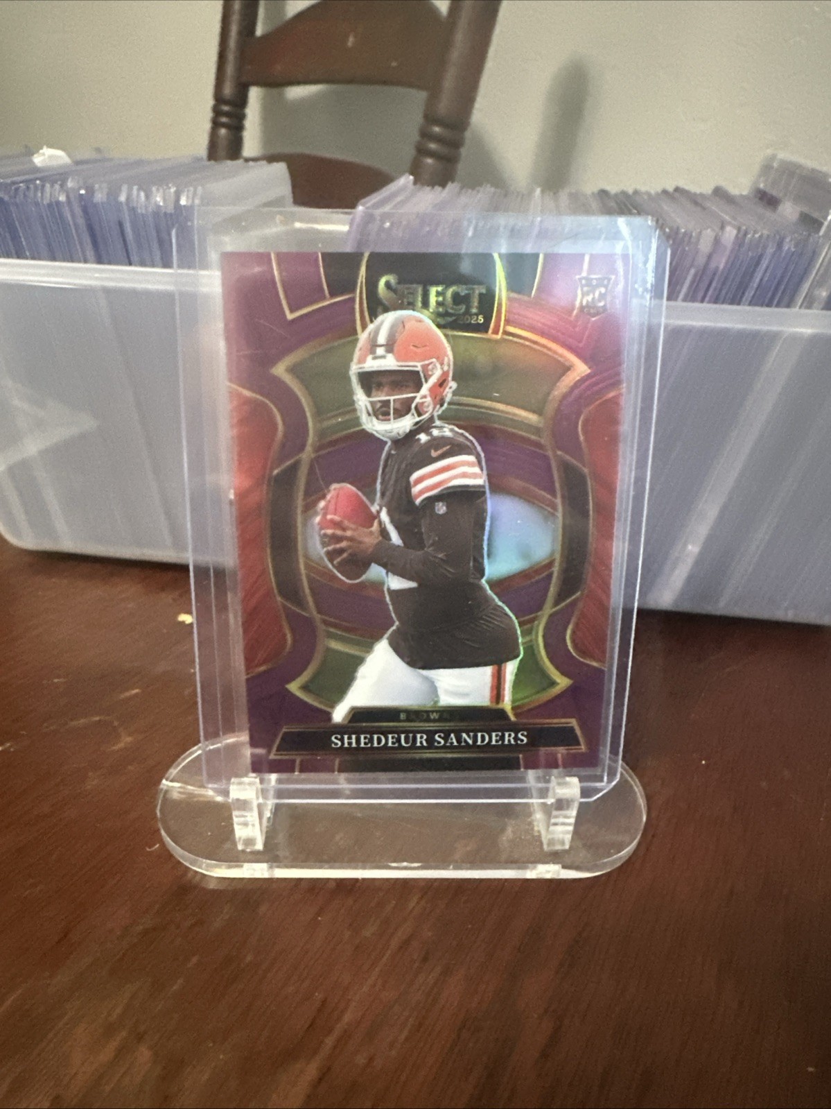 2025 Panini Select - Concourse Shedeur Sanders #54 Purple Prizm /75 (RC)