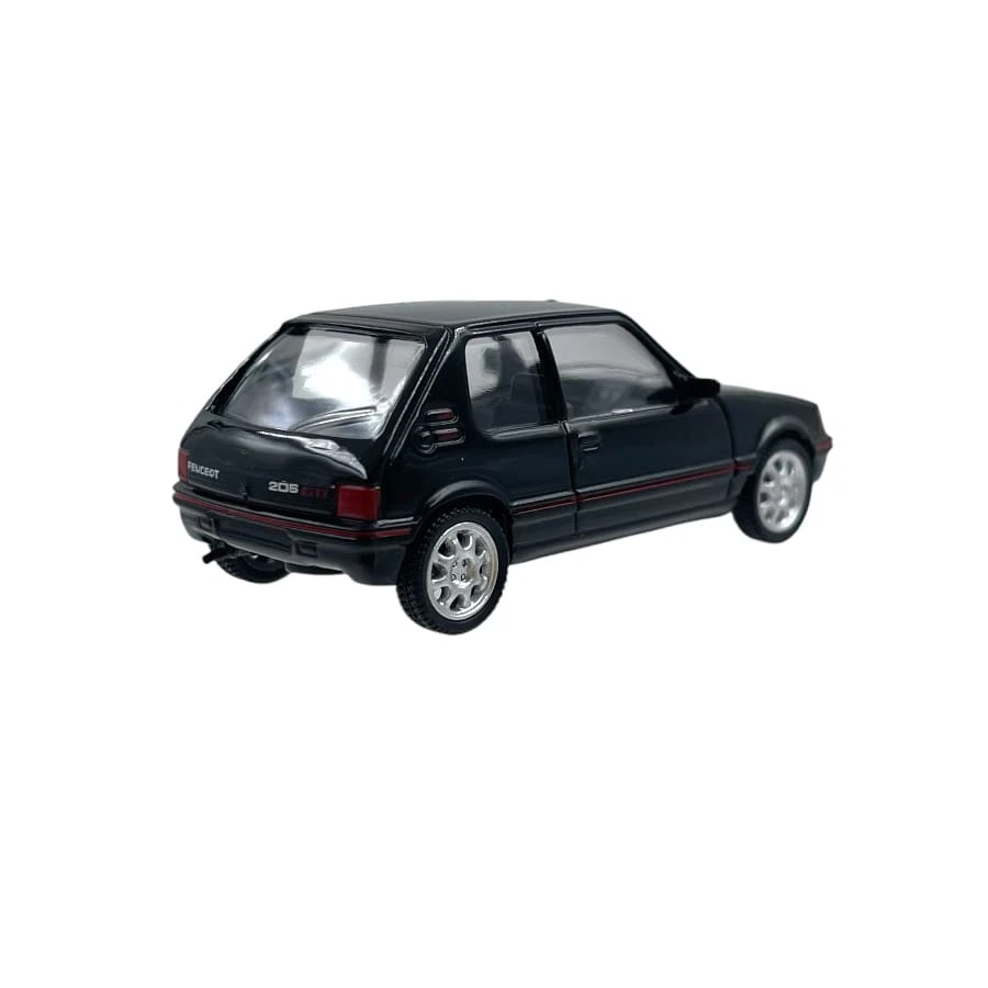 Modellino Auto Norev 1/54 Peugeot 205 GTI 1988 Black - Immagine 2 di 3
