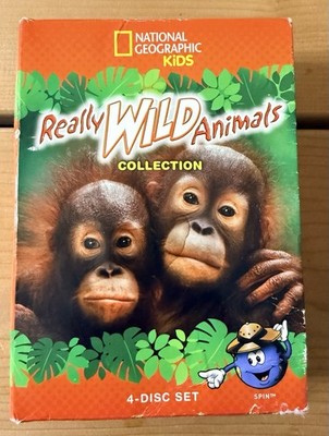 National Geographic Really Wild Animals Collection DVD Set Of Four (4) DVDs