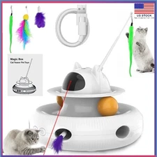 Cat Laser Toy, Automatic 4in1 Interactive Laser Toy for Indoor Cats 2025 US