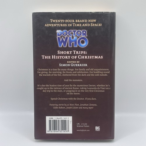 Doctor Who. Short Trips. The History of Christmas. By Simon Guerrier. HB 2005 - Picture 2 of 2