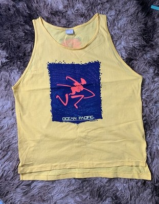 Ocean Pacific Tank Top Men's Size M Vintage single Stitched 1990