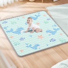 Baby Play Mat 47x47inch Thicken Soft Baby Cushioned Playmats for Playpen Cr...