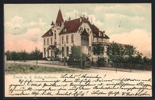 Essen on the Ruhr, Guest House Ruhrstein with Tram, Postcard 1904