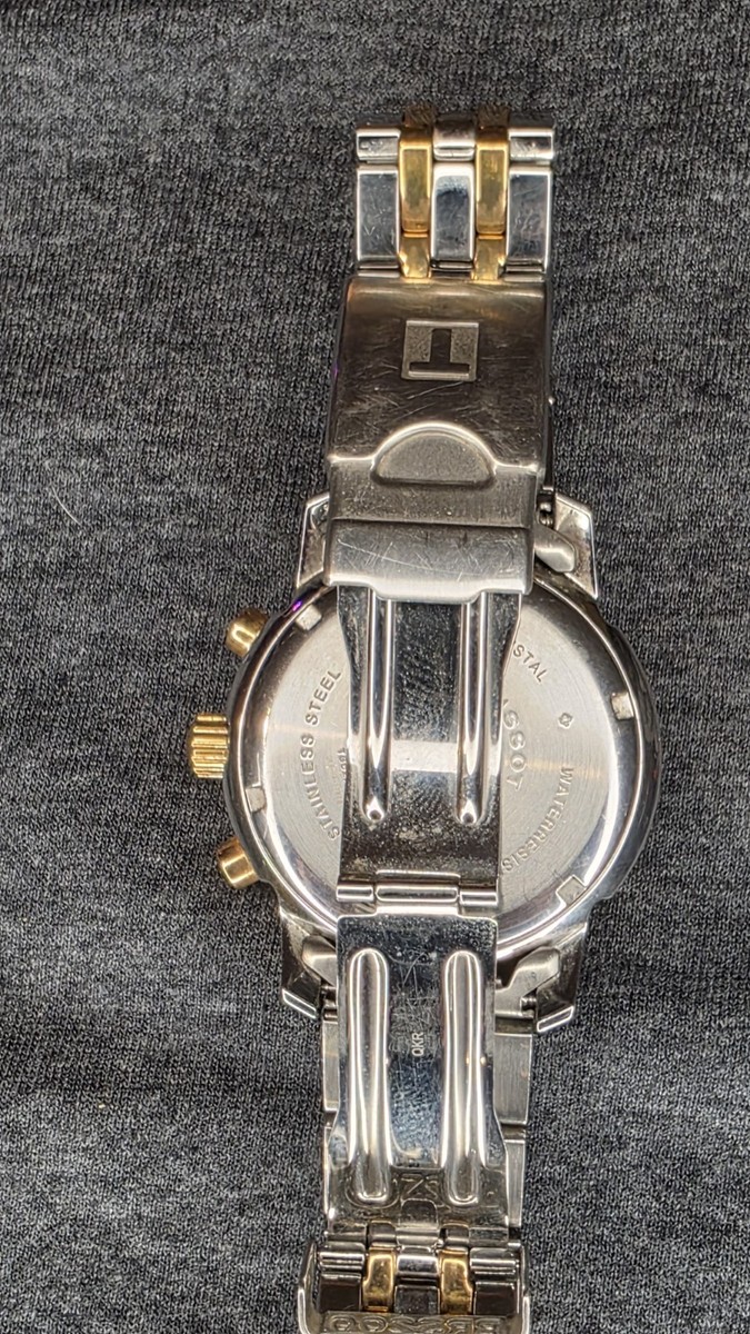 Tissot PRS 200 Men's Black Watch - T362/462 two tone band | eBay