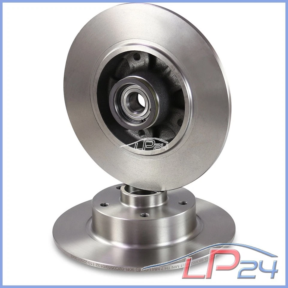 2x DISQUE + 4x GARNITURE DE FREIN ARRIÈRE PLEIN Ø260 POUR RENAULT MEGANE 3 2008- - Photo 2/4