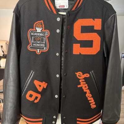 ジャケット・アウター Supreme Team Varsity Jacket Supreme Team Varsity Jacket Black, Size (M )Academic CPT honors | eBay