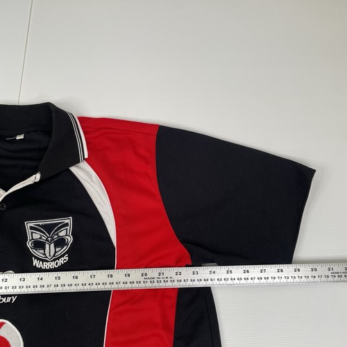 New Zealand Warriors NRL Polo Shirt Mens Size XXL - Picture 8 of 8
